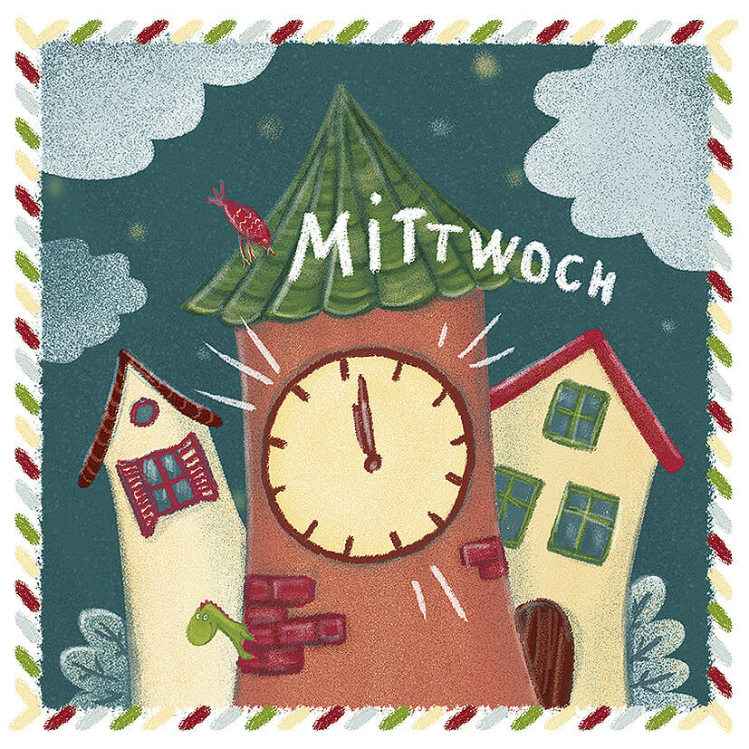 Einzelner Magnet: Mittwoch